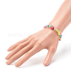 Transparent Acrylic Beads Stretch Kids Bracelets&nbsp;BJEW-JB06326