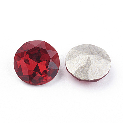 Pointed Back & Back Plated K9 Glass Rhinestone Cabochons&nbsp;X-RGLA-J012-8mm-501