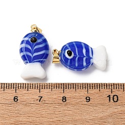 Handmade Lampwork Pendants&nbsp;LAMP-A007-01G-02-02