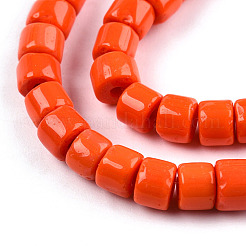 Opaque Solid Glass Bead Strands&nbsp;X-GLAA-N047-09-F02