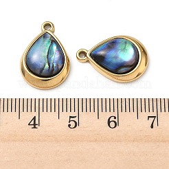 Natural Paua Shell Pendants&nbsp;STAS-G397-22G-02