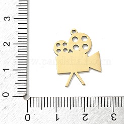 201 Stainless Steel Pendants&nbsp;STAS-B136-03G
