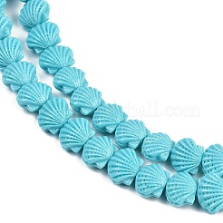 Synthetic Coral Dyed Carved Beads Strands&nbsp;X-CORA-K009-05A-08