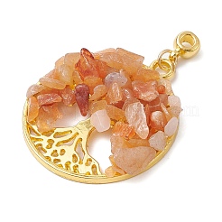 7Pcs 7 Styles Natural Green Aventurine & Lapis Lazuli & Red Aventurine & Amethyst & Tiger Eye & Red Jasper&nbsp;PALLOY-JF02906