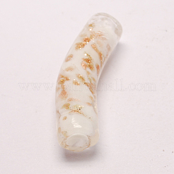 Handmade Gold Sand Lampwork Beads&nbsp;X-LAMP-S028-M