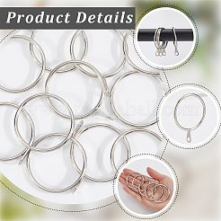 Iron Drape Sliding Eyelet Rings&nbsp;IFIN-SP0001-17B-P