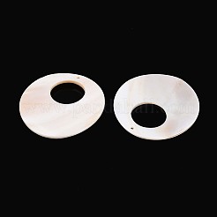 Natural Freshwater Shell Pendants&nbsp;SHEL-T020-46
