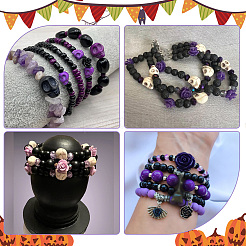 DIY Gothic Style Stretch Bracelet Making Kits&nbsp;DIY-SC0033-41