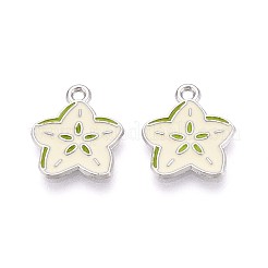 Fruit Alloy Enamel Charms&nbsp;PALLOY-S058-01P-04