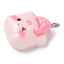 Sleepy Theme Opaque Resin Pendants&nbsp;RESI-G105-09B