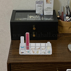 Plastic Cosmetic Storage Display Box&nbsp;AJEW-FG0002-30