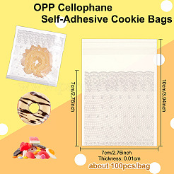 OPP Cellophane Self-Adhesive Cookie Bags&nbsp;OPP-WH0008-04B