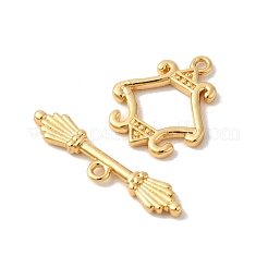 Brass Toggle Clasps&nbsp;KK-P340-51G