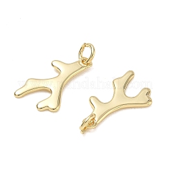 Brass Pendants&nbsp;KK-CBA9234-02G
