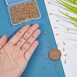 300Pcs 304 Stainless Steel Screw Eye Pin Peg Bails&nbsp;STAS-UN0043-46