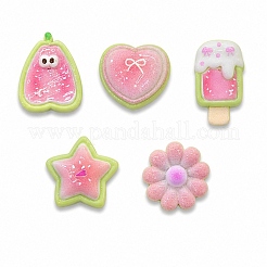 Opaque Resin Cabochons&nbsp;RE-CBAB663-03