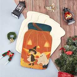 Bottle Shape Unfinished Wood Slices&nbsp;DIY-GA0001-12