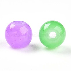 Baking Paint Imitation Jade Glass Beads&nbsp;X1-DGLA-Q021-6mm-M