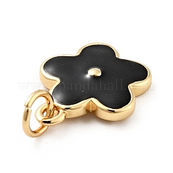 Rack Plating Brass Enamel Charms&nbsp;KK-G387-09G-06