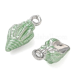 Brass with Enamel Charms&nbsp;KK-CBA61F8-01P-02