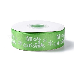 25 Yards Christmas Theme Printed Polyester Ribbon&nbsp;OCOR-C004-02B
