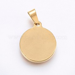 304 Stainless Steel Pendants&nbsp;STAS-H458-21G