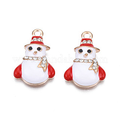 Christmas Alloy Enamel Pendants&nbsp;ENAM-Q442-44