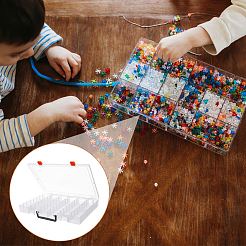 48 Grids Transparent Polypropylene(PP) Storage Box Organizer&nbsp;CON-WH0089-60A