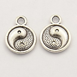 Feng Shui Tibetan Style Alloy Charms Pendants&nbsp;X-TIBEP-A039-AS-NF