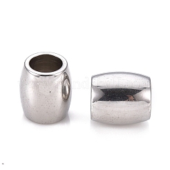 Tarnish Resistant 201 Stainless Steel European Beads&nbsp;STAS-F250-02P