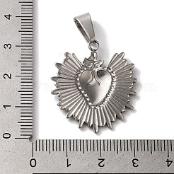 Non-Tarnish 304 Stainless Steel Pendants&nbsp;STAS-L081-035P