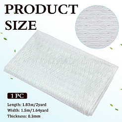 2 Yards Laser Polyester Imitation Peacock Feather Fabric&nbsp;DIY-PH0038-39B