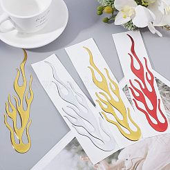 Flame Pattern Waterproof PVC Car Sticker Decals&nbsp;DIY-FH0001-15