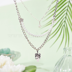9Pcs 9 Styles Gemstone Pointed Pendants&nbsp;G-DC0001-33