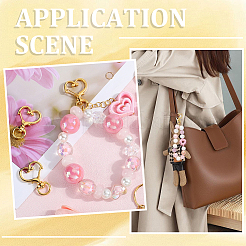 40Pcs Heart Zinc Alloy Swivel Lobster Clasps&nbsp;FIND-SP0001-20P