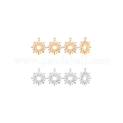 8Pcs 2 Styles 304 Stainless Steel Charms&nbsp;STAS-UN0035-77
