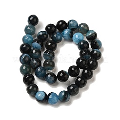 Natural Agate(Dyed & Heated) Beads Strands&nbsp;G-H066-B07-03