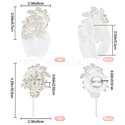 Ribbon Wrist & Brooch&nbsp;AJEW-WH0235-35