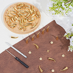 50Bags Alloy Decorative Rivets&nbsp;FIND-GF0009-69A-G