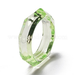 Transparent Acrylic Finger Rings&nbsp;LS-RJEW-T010-09B