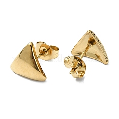 Ion Plating(IP) 201 Stainless Steel Stud Earrings&nbsp;EJEW-K270-04G