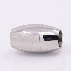 Tarnish Resistant 304 Stainless Steel Magnetic Clasps with Glue-in Ends&nbsp;STAS-E006-94
