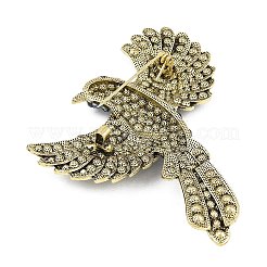 Alloy Rhinestone Lapel Pin Brooches for Backpack Clothes&nbsp;RB-CBA2419-02G-02