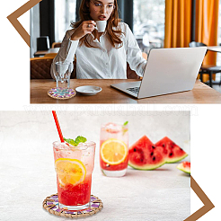 2Pcs Rattan Cup Mats&nbsp;AJEW-CN0005-99C