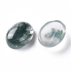 Natural Moss Agate Cabochons&nbsp;G-F697-E02