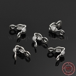 925 Sterling Silver Bead Tips&nbsp;STER-E040-03A