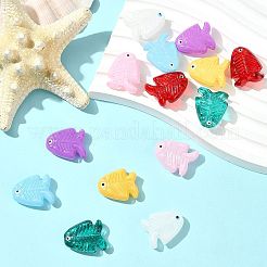 14Pcs 7 Colors Glass Enamel Beads&nbsp;LAMP-FS0001-59