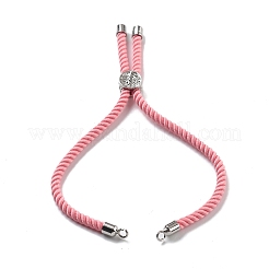 Twisted Nylon Cord Silder Bracelets&nbsp;DIY-B066-03P-25