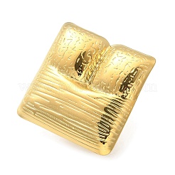 304 Stainless Steel Open Cuff Ring for Women&nbsp;LS-RJEW-B109-06G-01