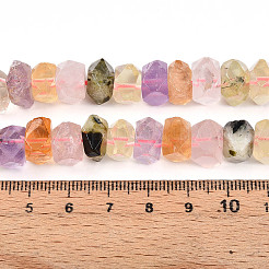 Natural Amethyst & Citrine & Rose Quartz & Prehnite Beads Strands&nbsp;G-N347-09A-12